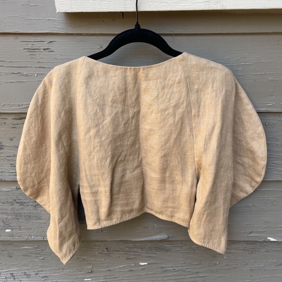 Mara Hoffman Khaki Raya Top Size 0 NWT - Picture 4 of 5